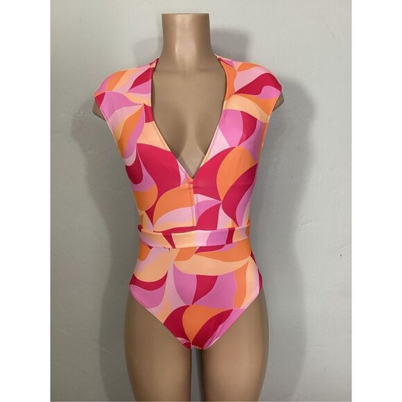 New. Sanctuary colorful Geometric one piece. Small. Retails $125 - Picture 4 of 8